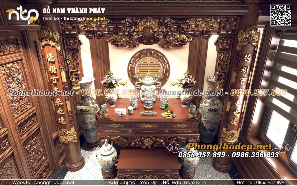 Mẫu cửa võng, câu đối gỗ tự nhiên đẹp, sang trọng và ấm cúng